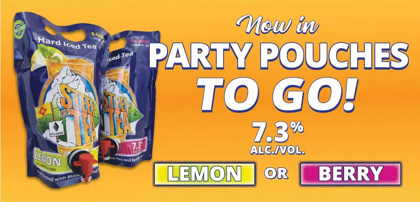 STEEP Hard Iced Tea Party Pouches